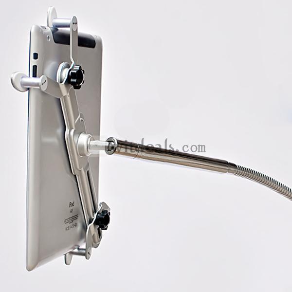 iPad　mini卓上ホルダースタンド／iPad　miniホルダー　シルバー