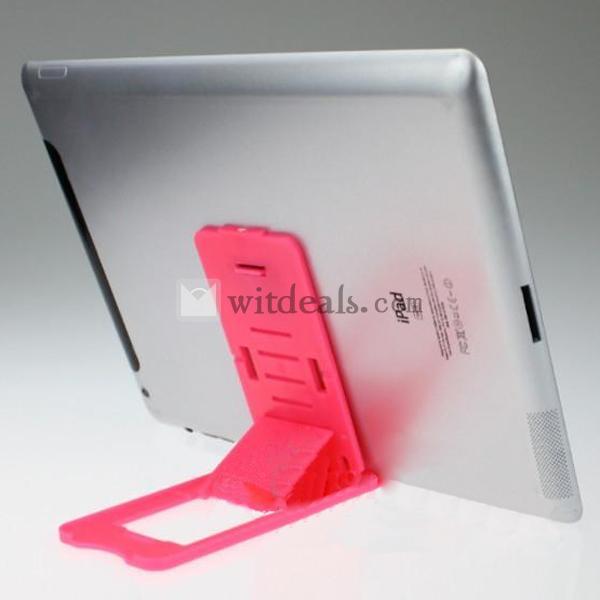 小型iPad mini ホルダー／iPad2／The new iPad汎用スタンド／ホルダー　レッド