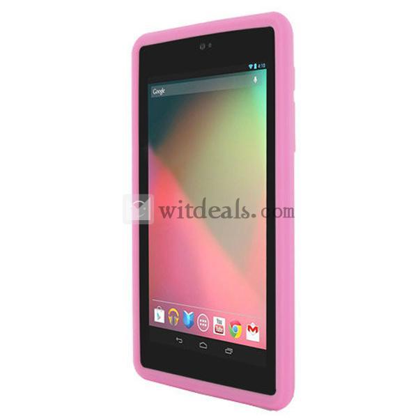 Google Nexus 7用ケースGoogle Nexus 7シリコンケース/カバー ソフト2色選択可能