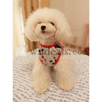 可愛い犬のお洋服/シャツ ドッグウェア　春夏服　レッド　ブルー　S、M、L、XL、XXLサイズ　眩しい星の柄