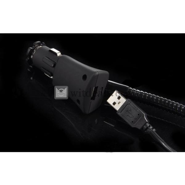 シガーライト スマホンカーチャージャー スマートフォン車載充電器/カースタンド 伸縮可能