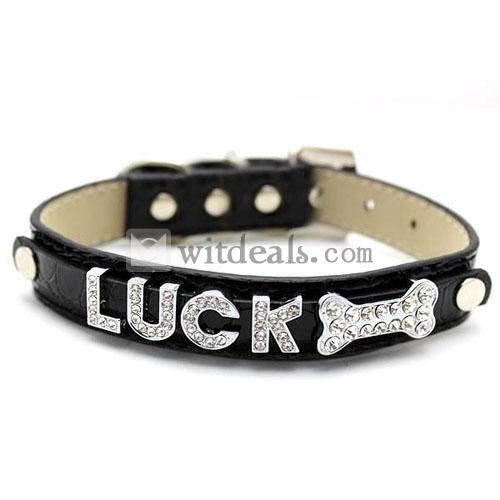 犬猫兼用ペット首輪/カラー 革 レザー お洒落　ブラック、ピンク、コーヒー色など　L、XL、S、Mサイズ