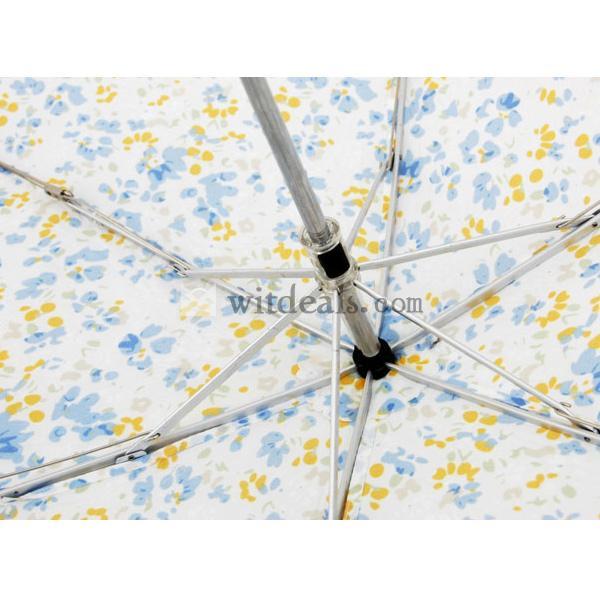 超ミニ軽量 紫外線 UVカット日傘 晴れ雨兼用傘 三つ折り畳み 全16色