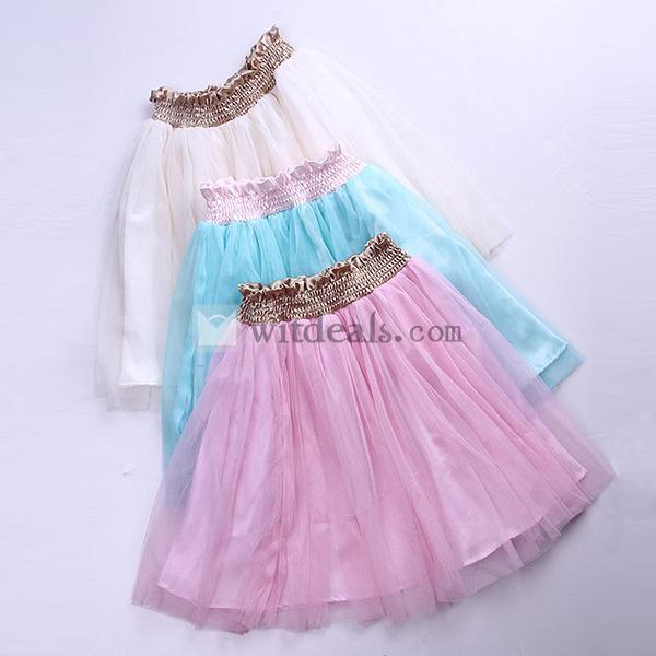 チュチュミニスカート ギャザースカート ペチコート チュールスカート ジョーゼット 姫系 スカート 夏 可愛い 3色選べる