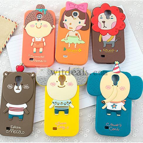 サムスンGalaxy S4ケース ギャラクシーS4シリコンカバー 可愛い