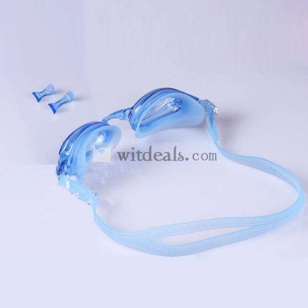 大人用スイミングゴーグル 度付き水泳ゴーグル くもり止め スイムゴーグル