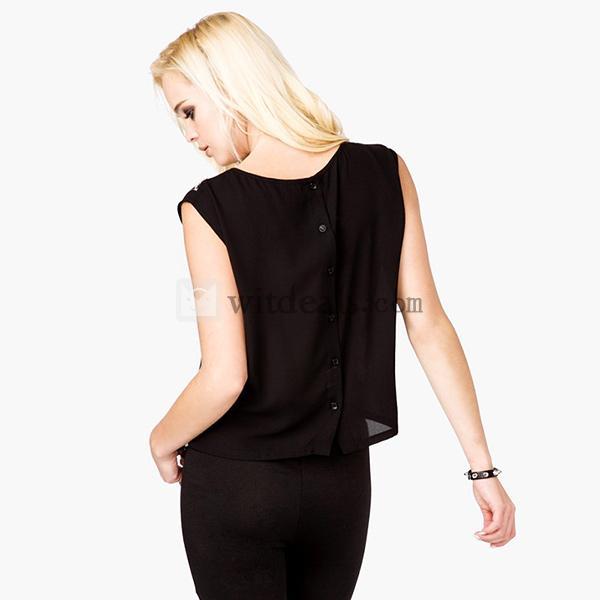 レディース柄物Tシャツ シフォントップス シフォンシャツ ブラウス シフォン 女性 シャツ シースルー ノースリーブ シャツ