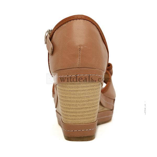 レディース靴　ウェッジソールサンダル　ol　オフィス　厚底 ヒール ストラップ