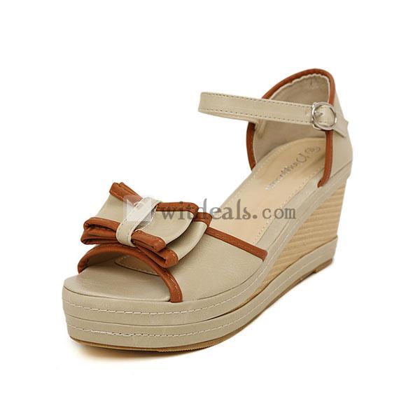 レディース靴　ウェッジソールサンダル　ol　オフィス　厚底 ヒール ストラップ