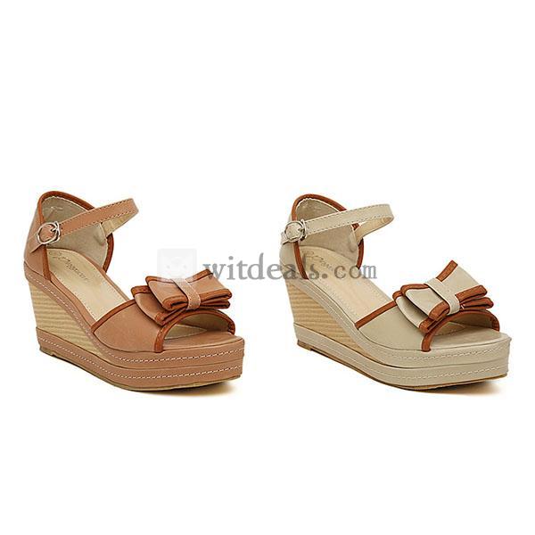 レディース靴　ウェッジソールサンダル　ol　オフィス　厚底 ヒール ストラップ