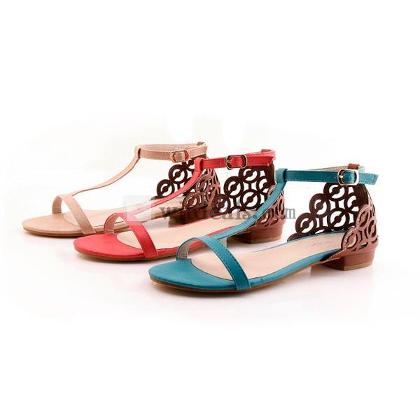 ペンタコ　靴 ディース パンプス ストラップサンダル ヒール　サンダル 痛くない