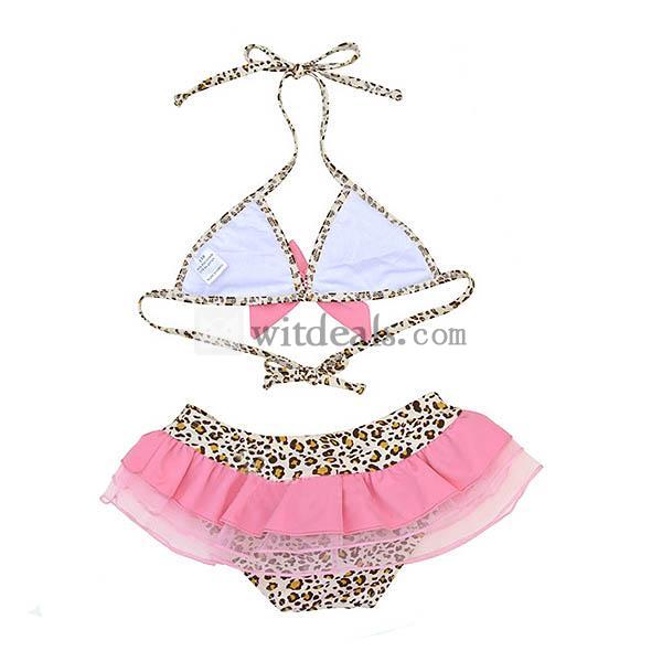 可愛らしい女の子 水着 韓国風　子供 ベビー ビキニ　キャップ付き カワイイ ピンク