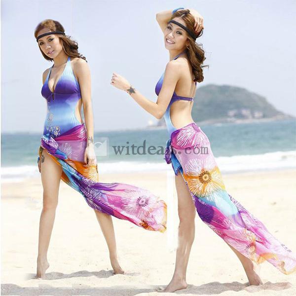 レディース パレオ 大判 水着 花柄 体型カバーパレオ 巻きパレオ シフォンパレオ エスニックデザインロングスカート11色展開