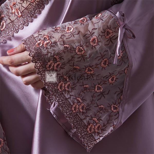 パジャマ レディース セクシーパジャマ レースレーヨンパジャマ パジャマ ワンピース 2点セット ナイトガウン付き