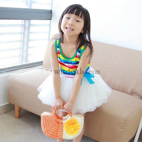 女の子 チュールスカート ワンピース キッズドレス 子供服 かわいい