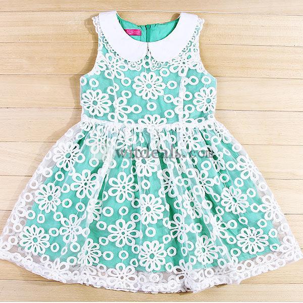 刺繍レースワンピース 子供服 女の子 ワンピース キッズドレス 子供ドレス フォーマル