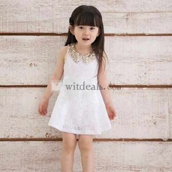 女の子 レースワンピース 韓国こども服 レースキッズ 子供ドレス ノースリーブ 可愛い
