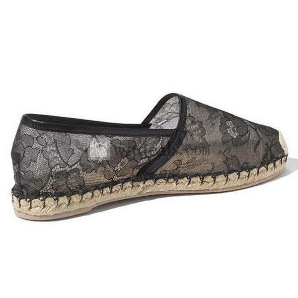 レディース スニーカー レース ズック ヒールなし ブラック ホワイト