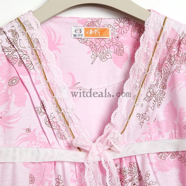 花柄パジャマ 半袖パジャマ 女性 上下セット ルームウェア 部屋着 ナイティ カジュアル 肌着 可愛い