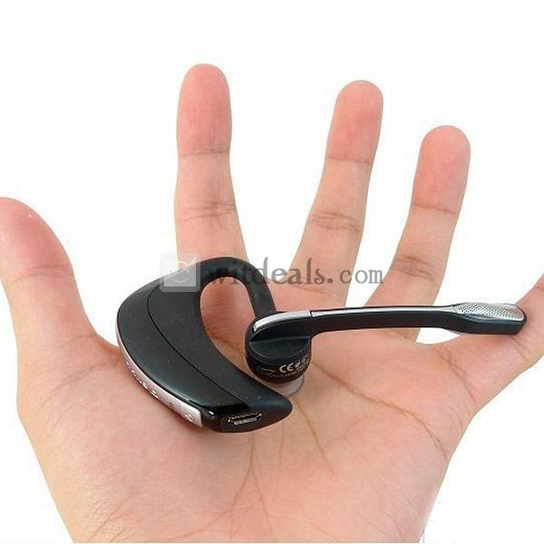 Bluetoothヘッドセット ブルートゥース イヤホン iPhone4s/5/サムスン/HTCなどを2台同時に携帯接続可 セット内容B