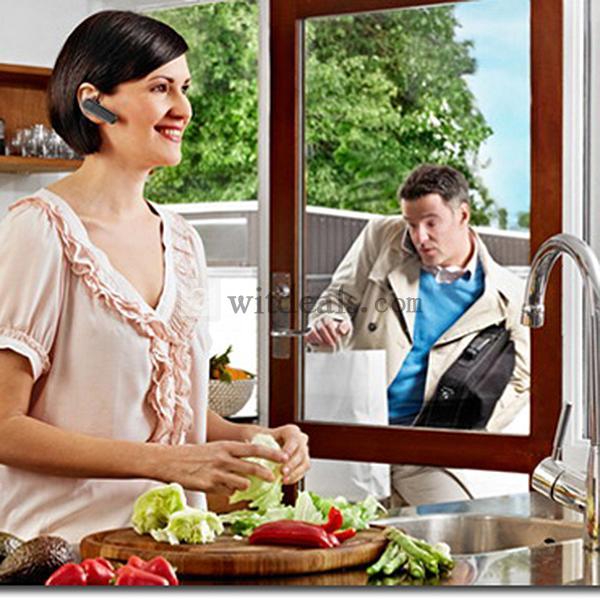 Bluetoothヘッドセット ブルートゥース イヤホン iPhone4s/5/サムスン/HTCなどを2台同時に携帯接続可 セット内容B