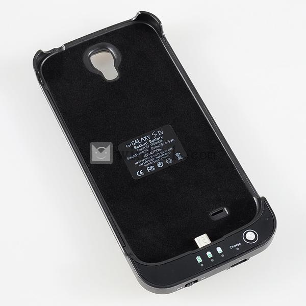 GALAXY S4 ケース/3500mAh パワーバッテリーケース/GALAXY S4 バッテリー内蔵ケース/GALAXY S4専用ケースタイプ充電器