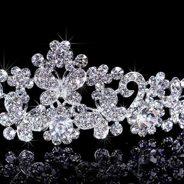 ウェディング ティアラ プリンセス ティアラ ウェディング ヘッドアクセサリー パーティー 舞台 発表会