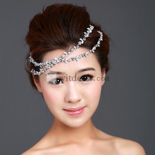 ヘアアクセ ヘアアクセサリー 結婚式 可愛い ヘアバンド 髪飾り ウエディングアクセサリー パーティー用 結婚式 二次会 披露宴2本