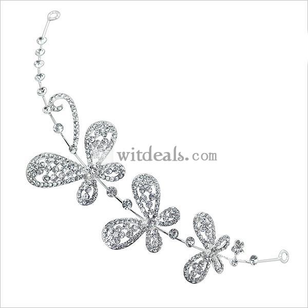 ブライダルヘッドドレス ヘッドアクセサリー 結婚式アクセサリー 髪飾り 花嫁 ヘアアクセサリー 花飾り ウェディング 二次会/謝恩会/披露宴