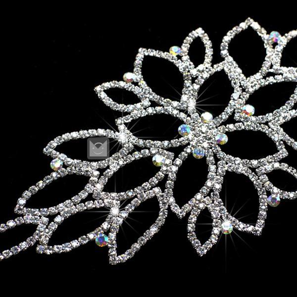 ウエディング ヘッドアクセ ヘッドアクセサリー 髪飾り ラインストーン パーティー結婚式 二次会 ガーデンウエディング