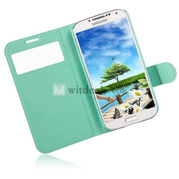 GALAXY S4 ケース スタンド ギャラクシーS4 ケース カバー 開き スマホカバー サムスン レザー本型 窓 手帳