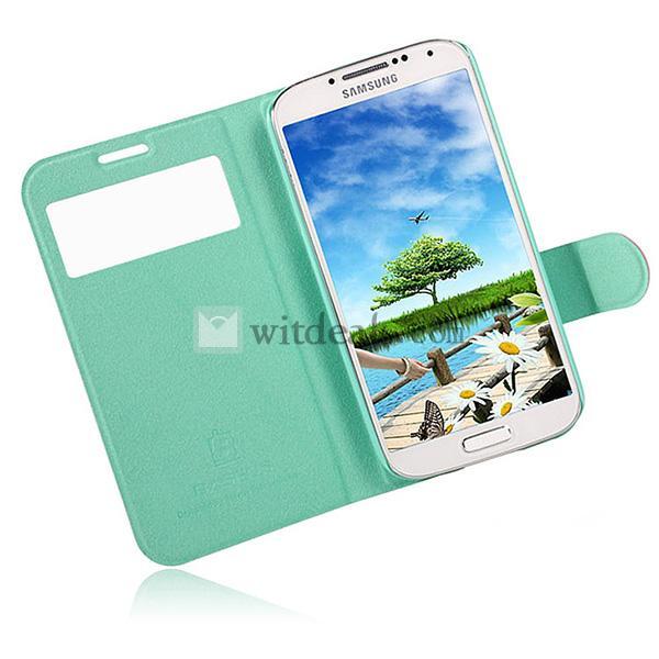 GALAXY S4 ケース スタンド ギャラクシーS4 ケース カバー 開き スマホカバー サムスン レザー本型 窓 手帳