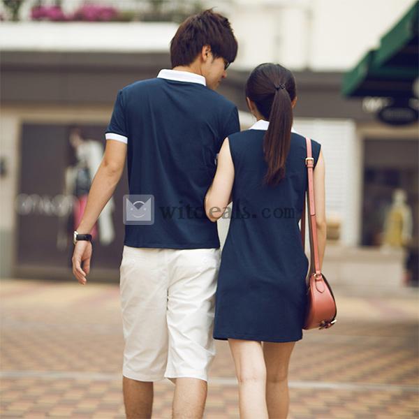 ペア ルック おそろい カップル カップルセット 女性 ワンピース メンズ tシャツ 2着セット カジュアル プレゼント 新婚お祝い