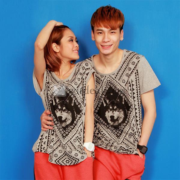ペアＴシャツ カップル ペアルック おそろい 服 2着セット カップルセット オシャレ お出かけ/デート/旅行