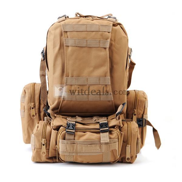 50L ハイキングバッグ 登山リュック リュックサック バックパック アウトドア リュックウエストバッグ 大容量 防水 通気 耐磨耗