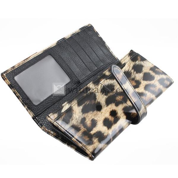 豹柄長財布 レディース 牛革財布 長財布 本革 ロングウォレット 女性人気財布 札入れ