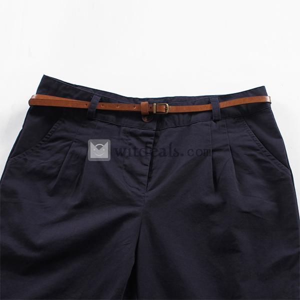 レディースズボン 事務パンツ 膝あたりの締め付けが強いパンツ オフィス コットン 秋冬新作のズボン