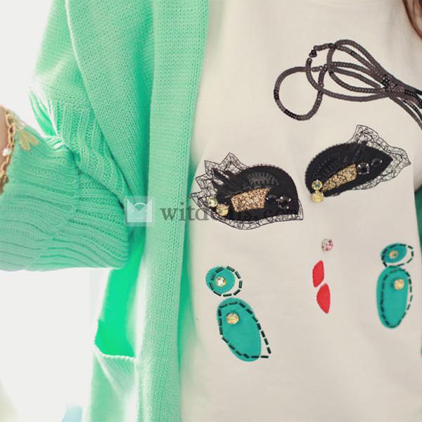 秋冬のニットフェア 無地 ニット 毛糸 カットソー カーディガン カジュアル 韓版 可愛い