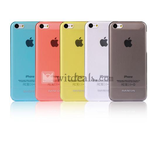iPhone5C透明ケース iPhone5C対応ケース アイフォン5C用カバー 【送料無料】 全5色