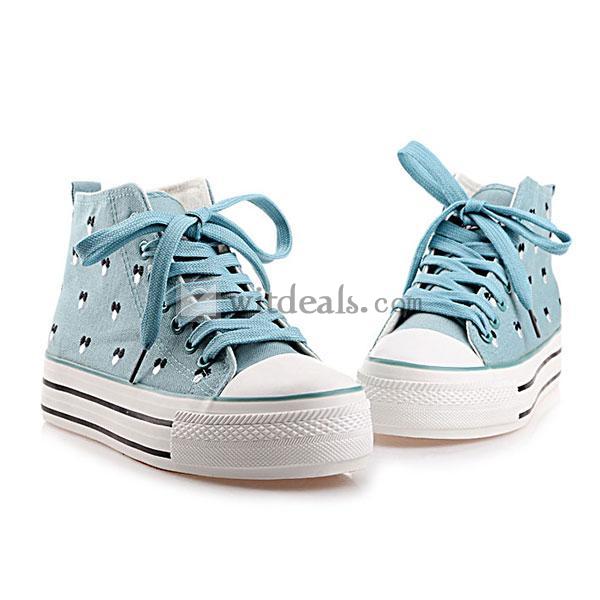 カジュアル スニーカー キャンバス シューズ 厚底スニーカー 靴 レディース 布靴