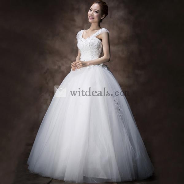 花嫁ドレス ウェディングドレス ミドルウェスト 姫様ドレス 緞子 結婚式ドレス ロングドレス ホワイト
