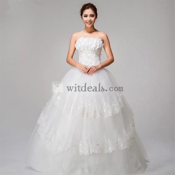 エンパイアライン 花嫁 パーティードレス 披露宴ドレス ウェディングドレス 胸元 ミドルウェスト 着痩せ パッド入り