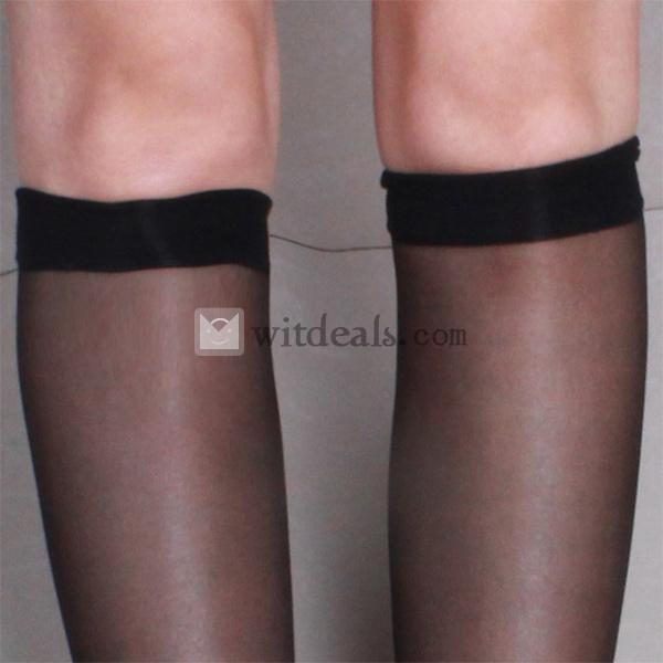 オープントゥ靴下 ミドルストッキング セクシーソックス レディース靴下socks 無地 薄い