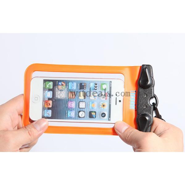 iPhone5S防水袋 スマホ用 防水ケース・バッグ 汎用防水袋 iPhone4/iPhone5s /HTC one /iPhone5cなど対応可