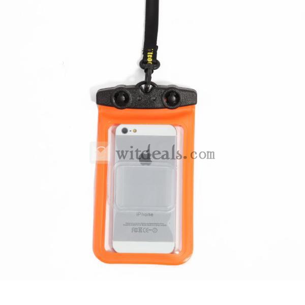 iPhone5S防水袋 スマホ用 防水ケース・バッグ 汎用防水袋 iPhone4/iPhone5s /HTC one /iPhone5cなど対応可