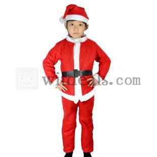 子供サンタクロース　6～9歳向けサイズ　コスチューム　コスプレ