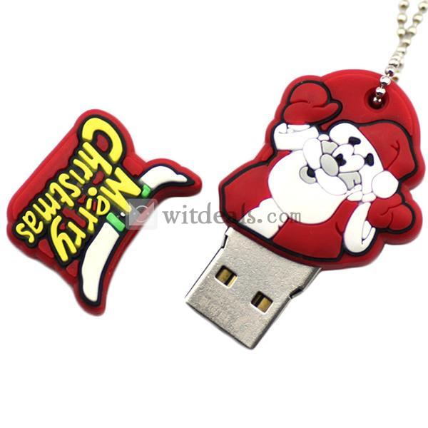 サンタクロースフラッシュメモリ USB メモリ プレゼント 16GB 可愛い アニメ 個性なUSBフラッシュメモリ