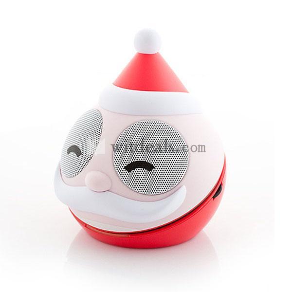 ミニスピーカー サンタクロース PCスピーカー ☆*::*:☆MerryXmas☆:*::*☆ 便携帯 可愛い プレゼント