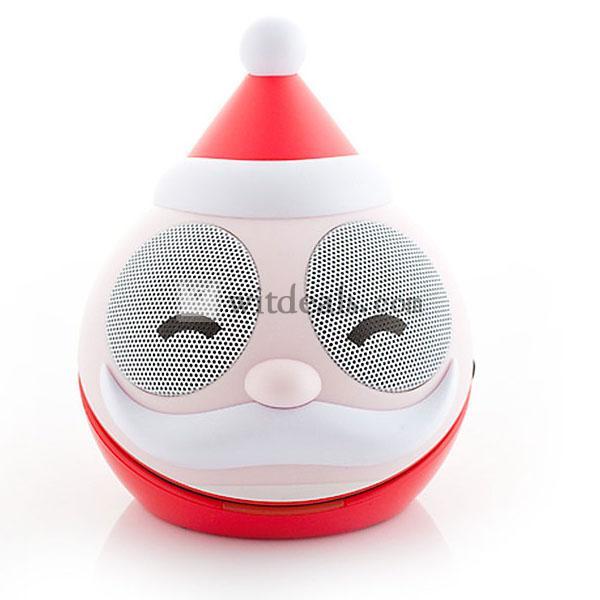 ミニスピーカー サンタクロース PCスピーカー ☆*::*:☆MerryXmas☆:*::*☆ 便携帯 可愛い プレゼント