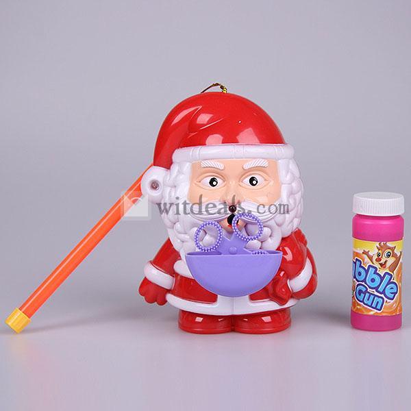 電動玩具 シャボン玉 知育玩具 光る 音楽 サンタクロース☆*::*:☆MerryXmas☆:*::*☆ プレゼント